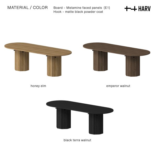 HARV โต๊ะกินข้าว BOLE Dining Table W240xD90xH75 T241 - Image 6