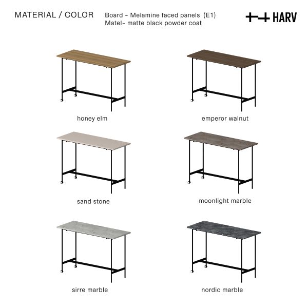 HARV BRACE Bar Table W150xD60xH100 T156 - Image 3