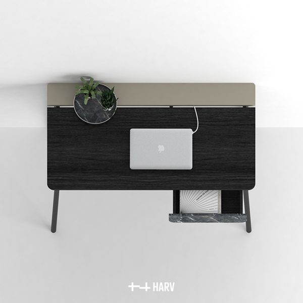 HARV Horizon Desk with Soft-Close Drawer and Slidable Tray W120xD65xH75 T1242 - Image 5