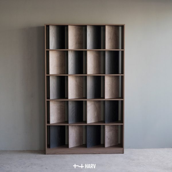 HARV ชั้นวางหนังสือ VANE Shelf W120xD30xH197 SS1275 - Image 2