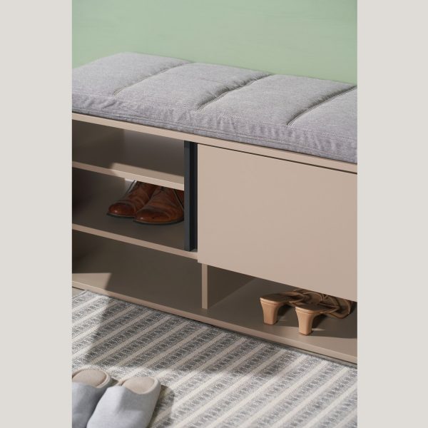 HARV ตู้รองเท้า & ม้านั่ง GRID Shoes Cabinet & Bench W100xD40.5xH55 รุ่น SB102 - Image 5