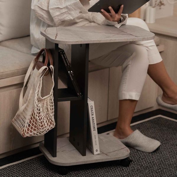 HARV โต๊ะข้างโซฟา GRAFT Side Table W30xD50xH64 รุ่น SS-5055 - Image 7