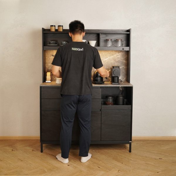 HARV เคาเตอร์กาแฟ SIDAMO 127 Coffee Counter W120xD45xH165 BC127 - Image 6