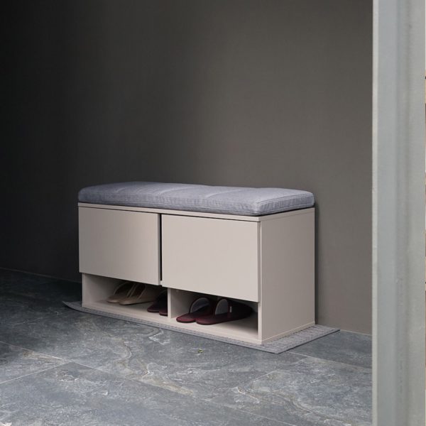 HARV ตู้รองเท้า & ม้านั่ง GRID Shoes Cabinet & Bench W100xD40.5xH55 รุ่น SB102