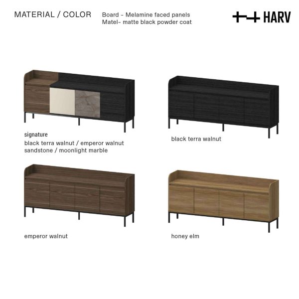 HARV ตู้วางทีวี / ตู้ไซด์บอร์ด ECHO180 Sideboard W180xD40xH80 รุ่น SI-1842 - Image 7