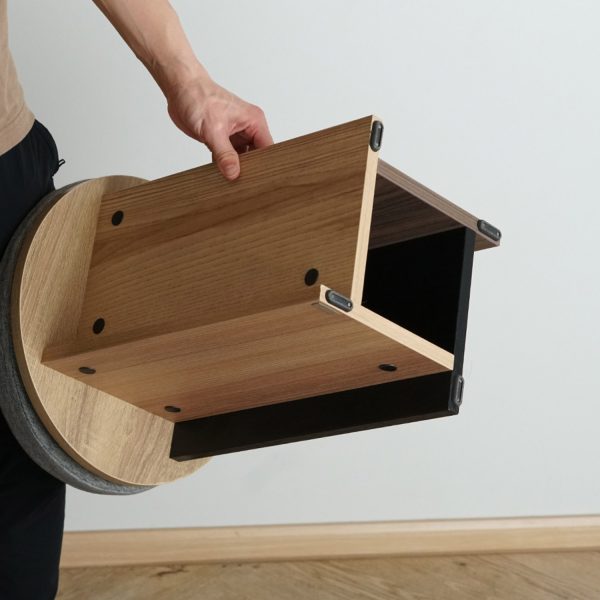 HARV เก้าอี้สตูล PETAL Stool W35xD35xH47 รุ่น DS-3501 - Image 4
