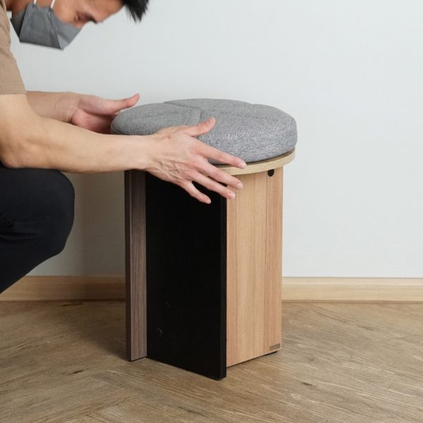 HARV เก้าอี้สตูล PETAL Stool W35xD35xH47 รุ่น DS-3501 - Image 3