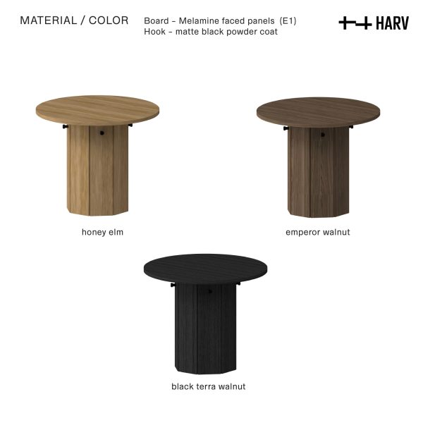 HARV โต๊ะกินข้าว BOLE Dining Table W90xD90xH75 รุ่น T902 - Image 6