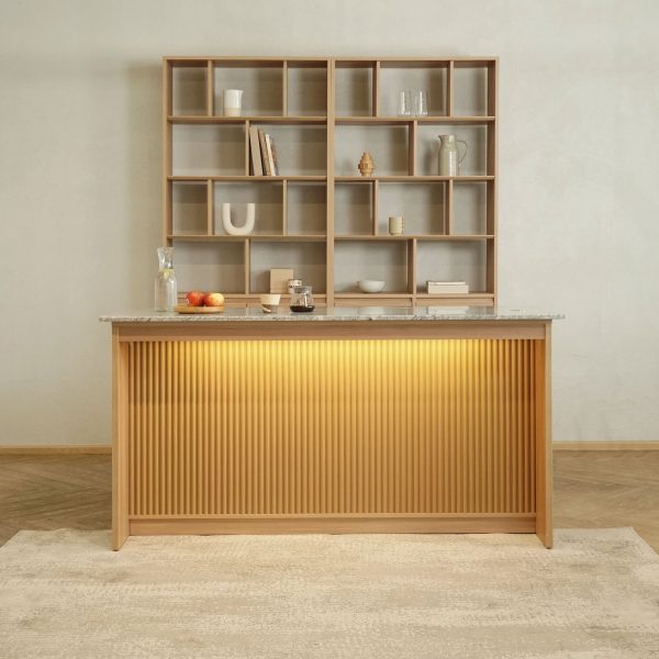 HARV ไอซ์แลนด์ RON Island Marble/Granite Top W180×D80×H93 รุ่น BC182M - Image 2