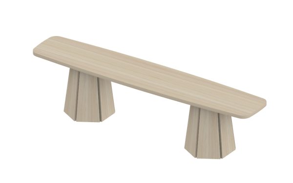 HARV ม้านั่ง HEXAGON Bench W180xD36xH45 รุ่น BH182