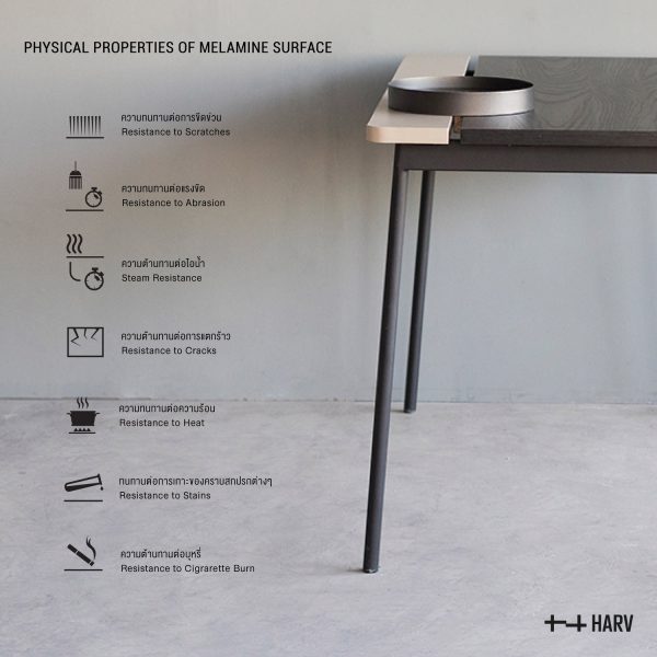 HARV Horizon Desk with Soft-Close Drawer and Slidable Tray W120xD65xH75 T1242 - Image 6