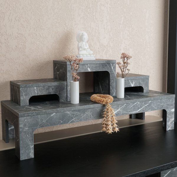 HARV ชุดโต๊ะหมู่บูชา Altar Table Set W90xD33xH40 AT900 + BOX30 + 2xBOX24 - Image 2