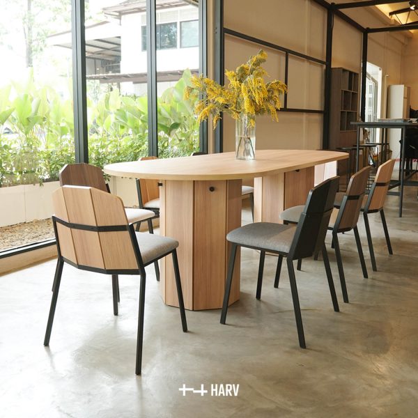 HARV โต๊ะกินข้าว BOLE Dining Table W240xD90xH75 T241 - Image 2
