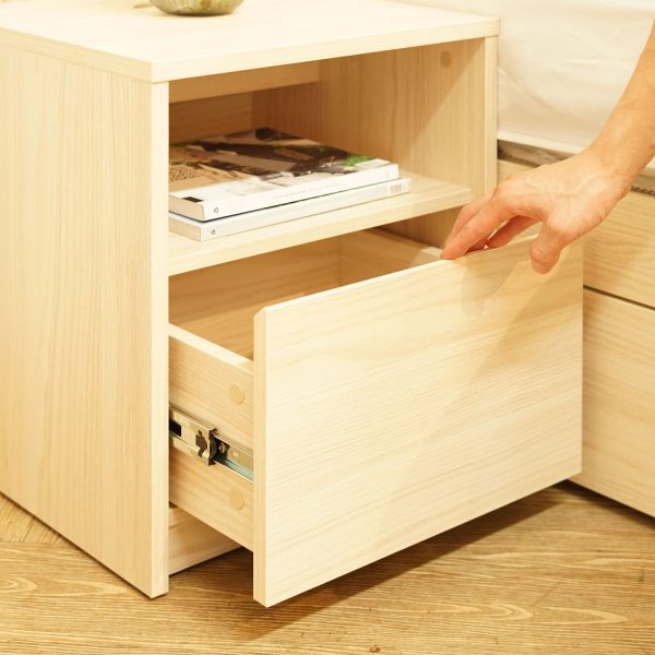 HARV โต๊ะข้างเตียง RON Bedside Table ขนาด W40xD38xH50 รุ่น BS-412 - Image 2