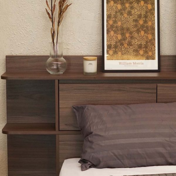 HARV เตียง LETTO 6 ฟุต พร้อมลิ้นชัก Soft-Close 4 ลิ้นชัก BE601 - Image 7