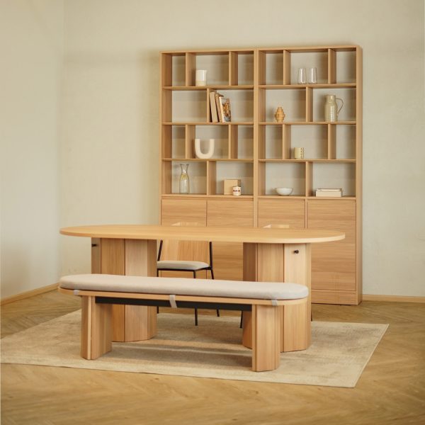 HARV โต๊ะกินข้าว BOLE Dining Table W200xD90xH75 T201 - Image 2
