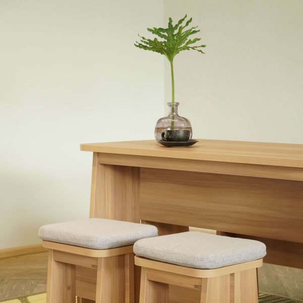 HARV ชุดโต๊ะทานข้าว BOUND Dining SET รุ่น T125+BH905+BH035(x2) - Image 2