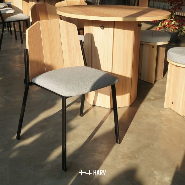 HARV เก้าอี้ RIGI Dining Chair W60.6xD49xH75 (Seat H45 cm) รุ่น CH525 - Image 3