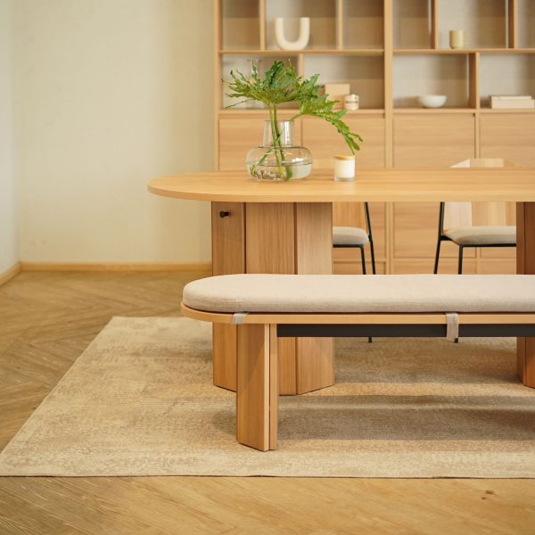 HARV โต๊ะกินข้าว BOLE Dining Table W200xD90xH75 T201 - Image 4