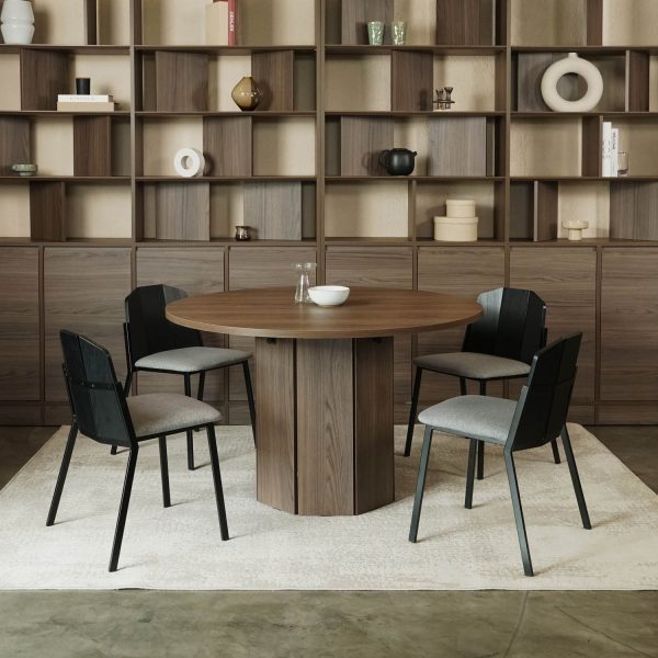 HARV โต๊ะกินข้าว BOLE Dining Table W120xD120xH75 รุ่น T122