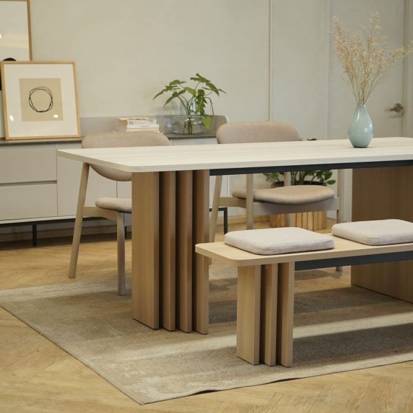 HARV โต๊ะกินข้าว LAYER Dining Table W200xD90xH75 รุ่น TDL2030N - Image 2