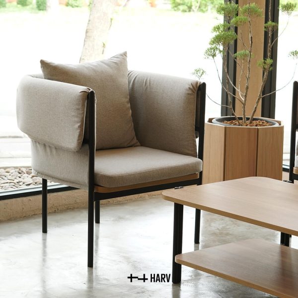 HARV COVE Armchair W69.6xD64.8xH77.2 (Seat H39.7 cm) CH760 - Image 2