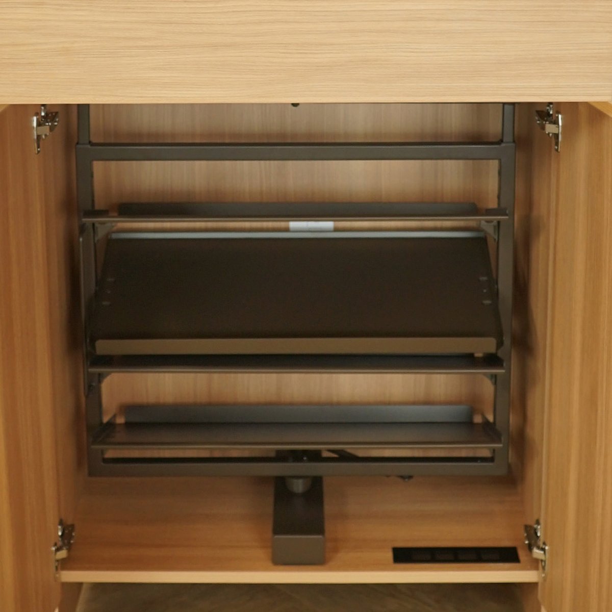 HARV ตู้รองเท้า NOLE Rotatable Shoes Cabinet W80xD40xH120 รุ่น SBN0802N - Image 6