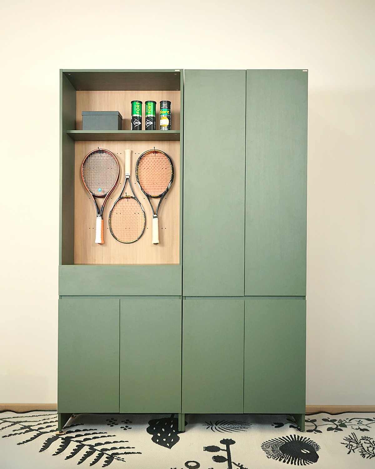 HARV ตู้เก็บไม้เทนนิส NOLE Racket Storage W80xD40xH240 รุ่น SSN0801N - Image 5