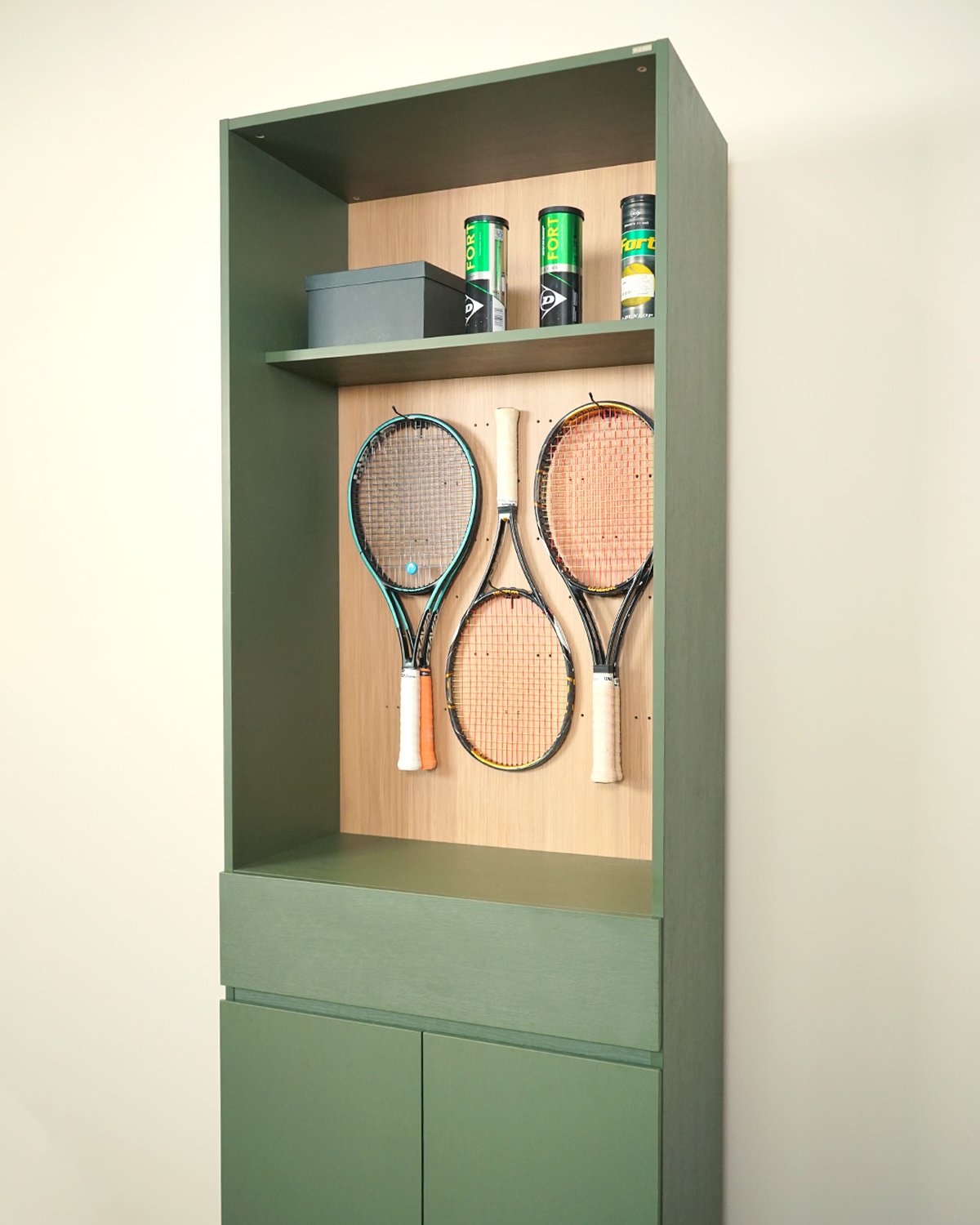 HARV ตู้เก็บไม้เทนนิส NOLE Racket Storage W80xD40xH240 รุ่น SSN0801N - Image 2