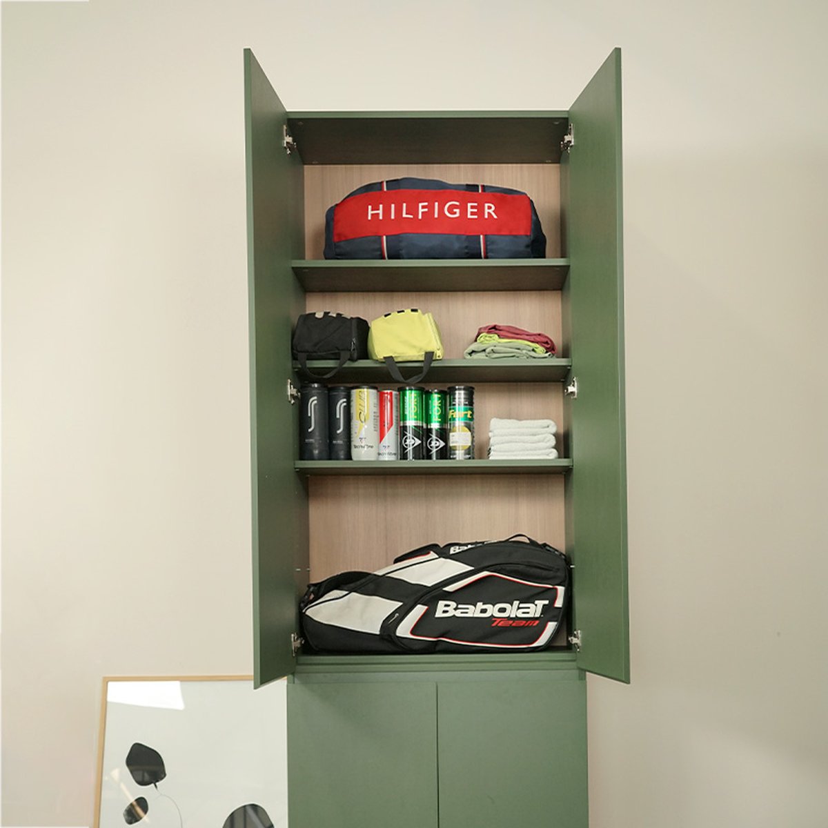 HARV ตู้เก็บอุปกรณ์กีฬา NOLE Equipment Storage W80xD40xH240 รุ่น SSN0802N - Image 2