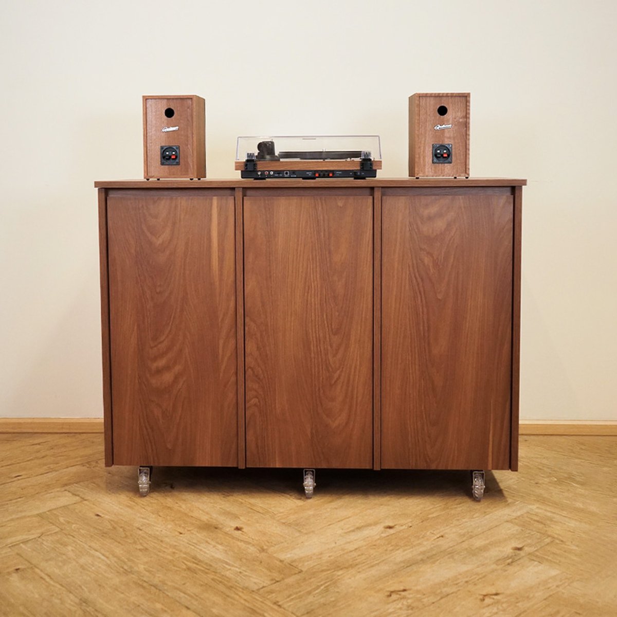 HARV ตู้วางเครื่องเล่นแผ่นเสียง BOUND Record Island W120xD45xH90 รุ่น RCB1201N - Image 3