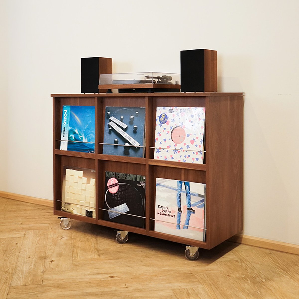 HARV ตู้วางเครื่องเล่นแผ่นเสียง BOUND Record Island W120xD45xH90 รุ่น RCB1201N - Image 2